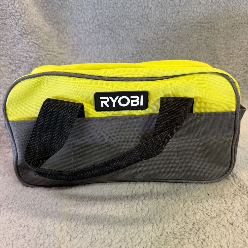 RYOBI Tool Bag Zip Closure Compact Carry Case 13" X 6" X 5"